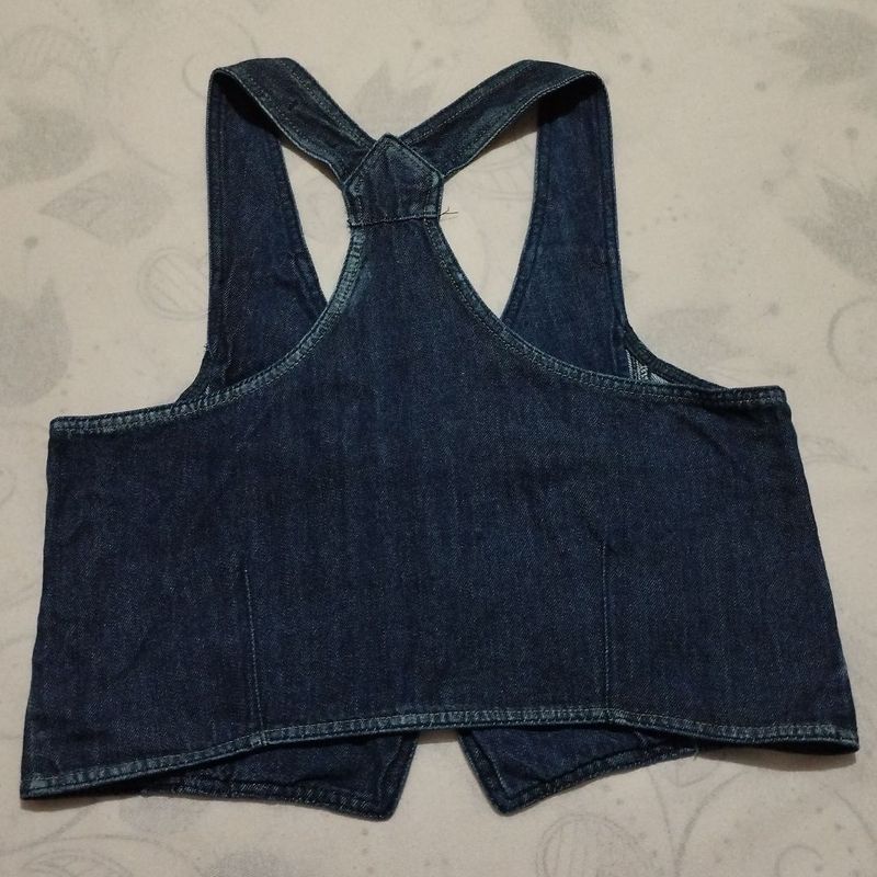 Colete Jeans Feminino Marisa Marisa Usado 95953249 enjoei