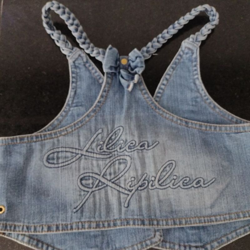 Colete jeans hot sale lilica ripilica