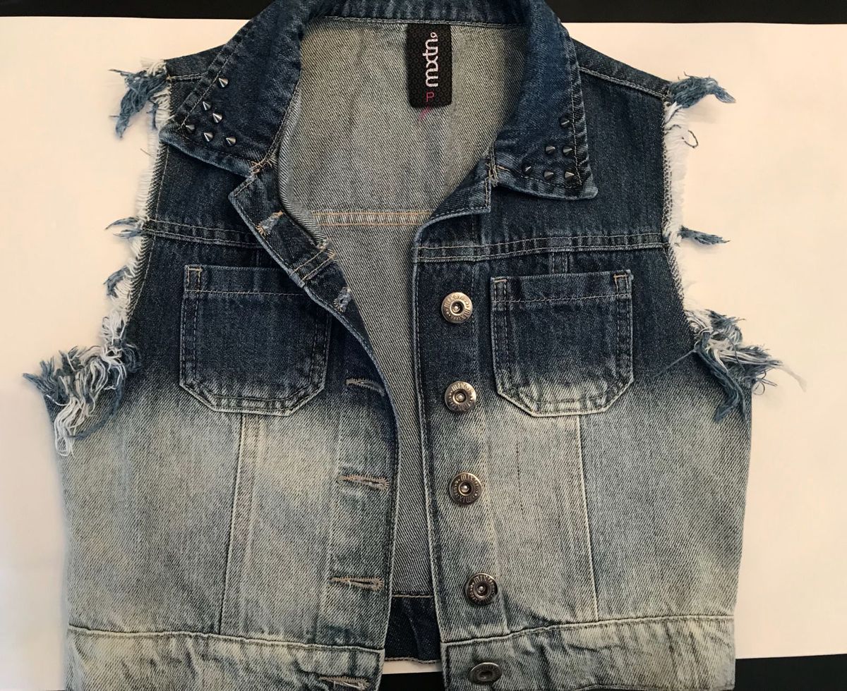 colete jeans feminino renner