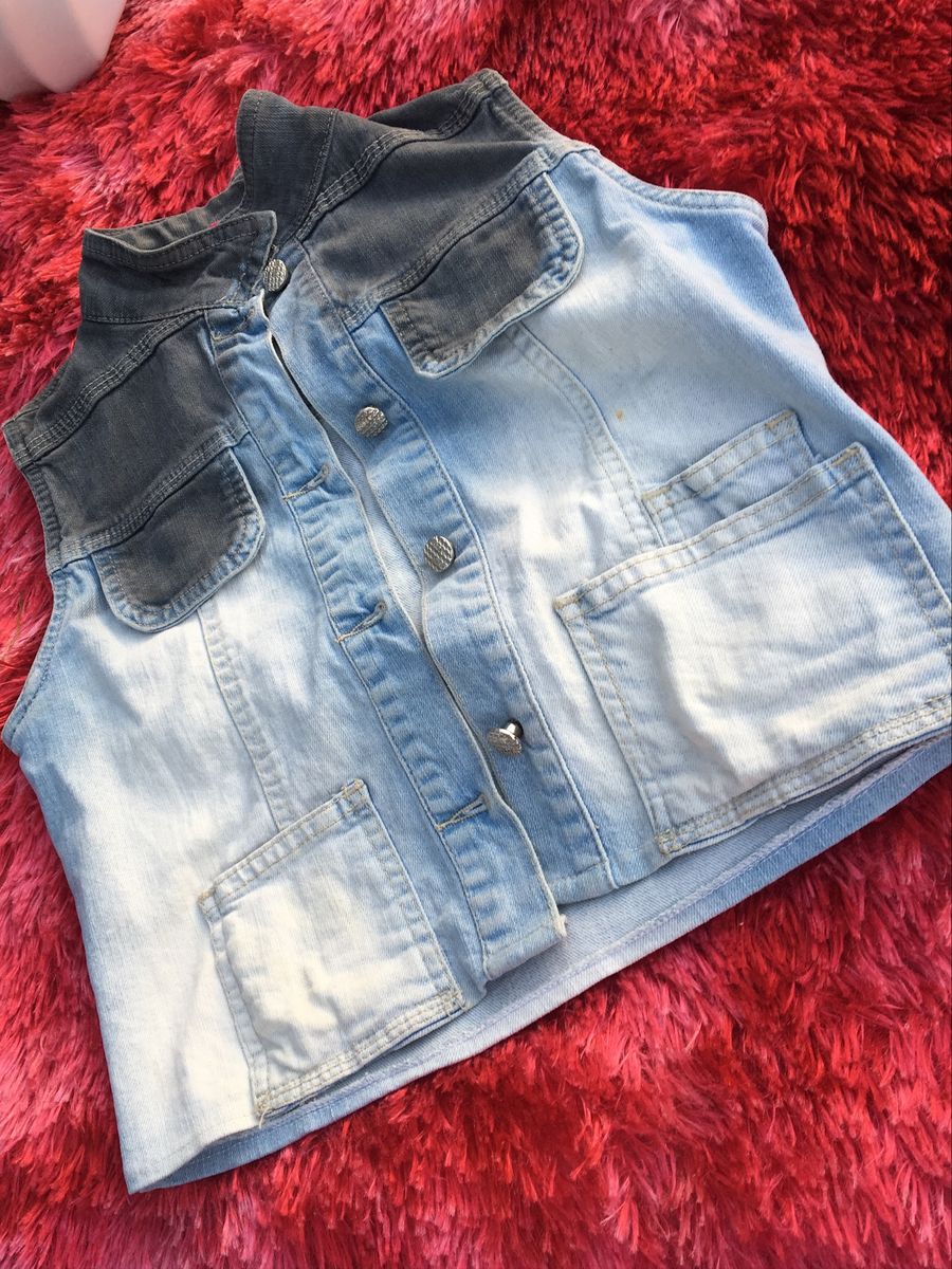 colete jeans planet girl