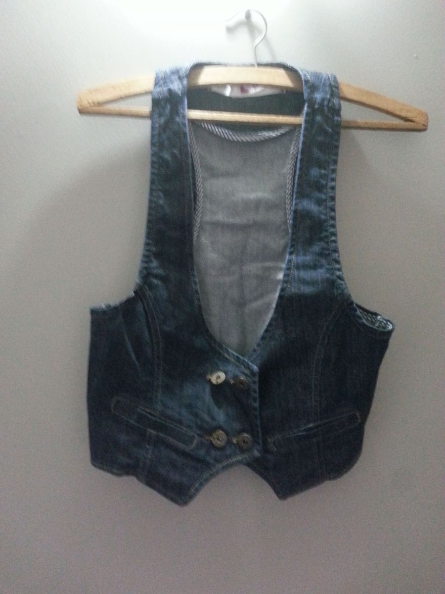 colete jeans feminino riachuelo