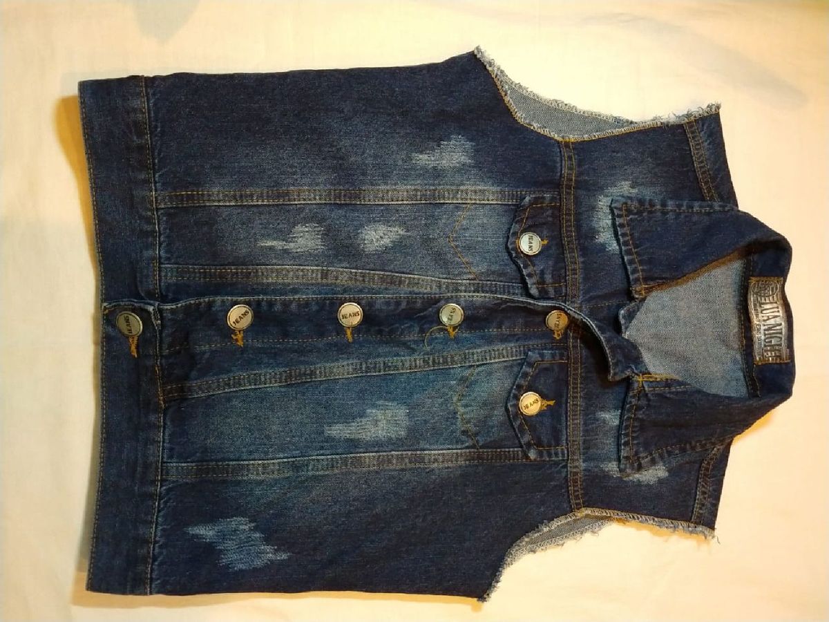 colete jeans feminino riachuelo