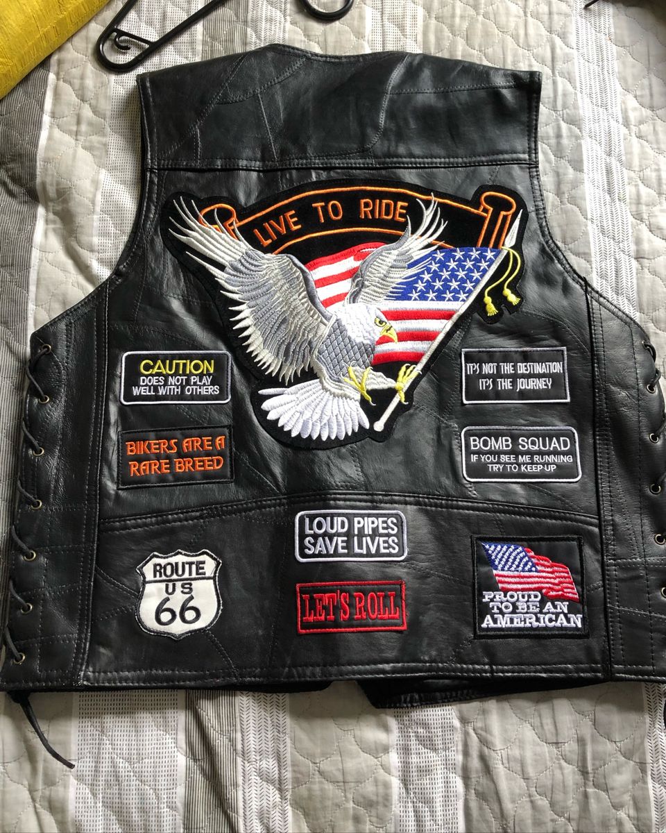 colete jeans masculino motociclista