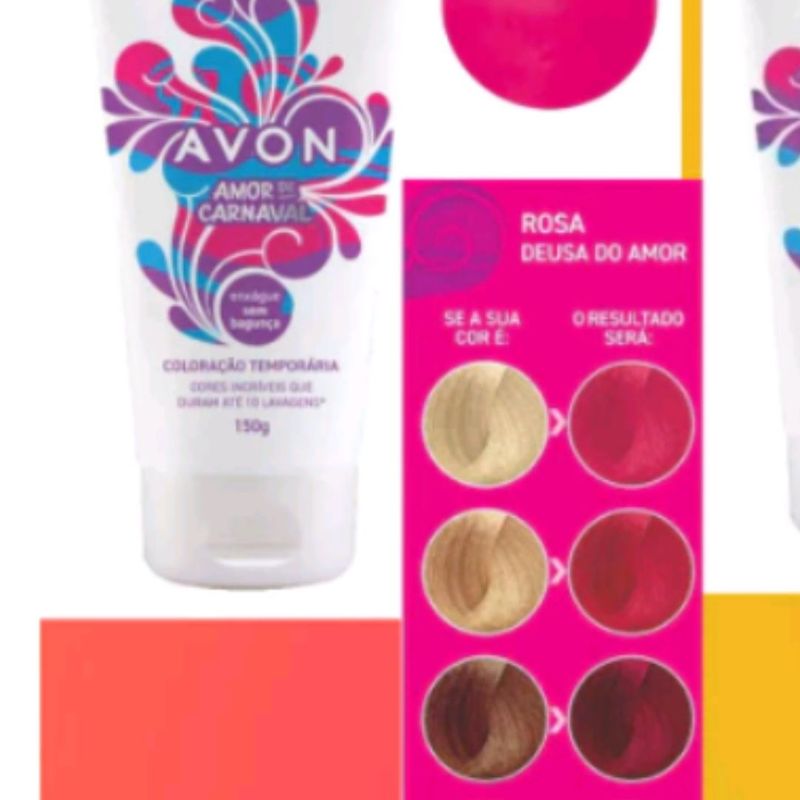 Tinta Pra Cabelo Rosa Pink, Cosmético Feminino Avon Nunca Usado 91918583