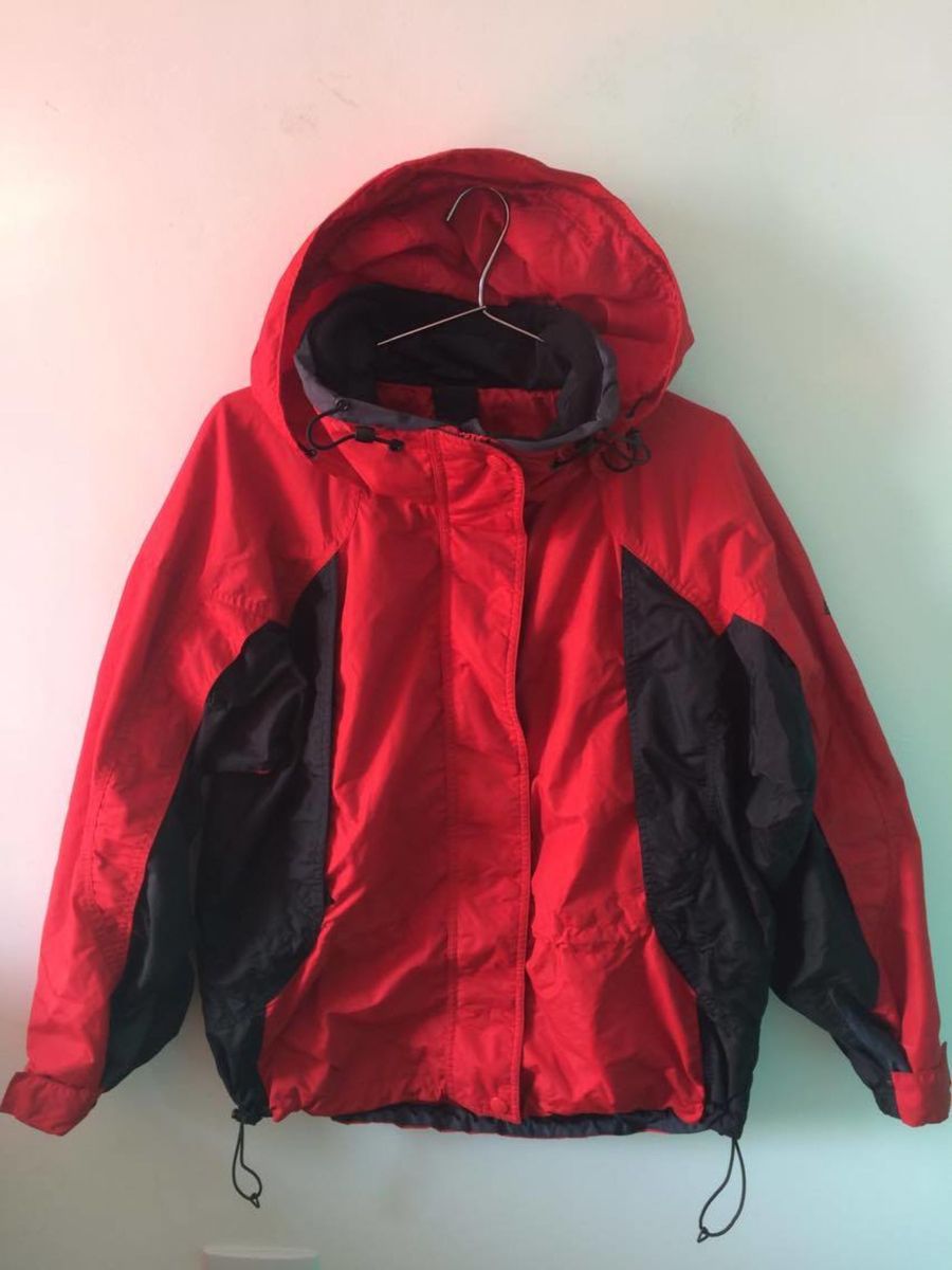 jaqueta columbia vermelha