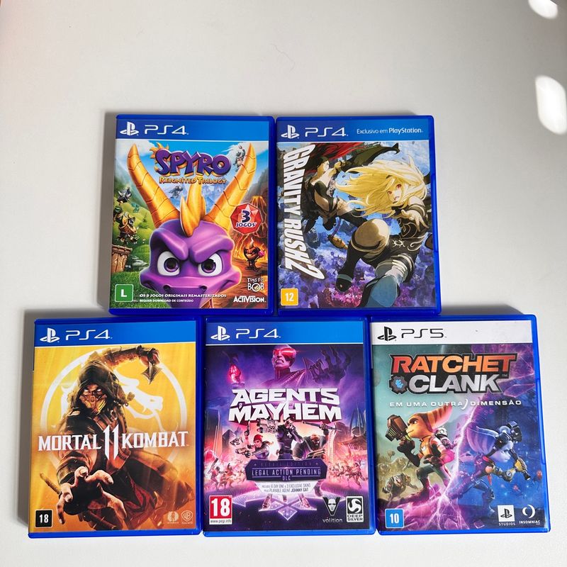 Combo com 4 Jogos - PS4 R$ 196 - Promobit