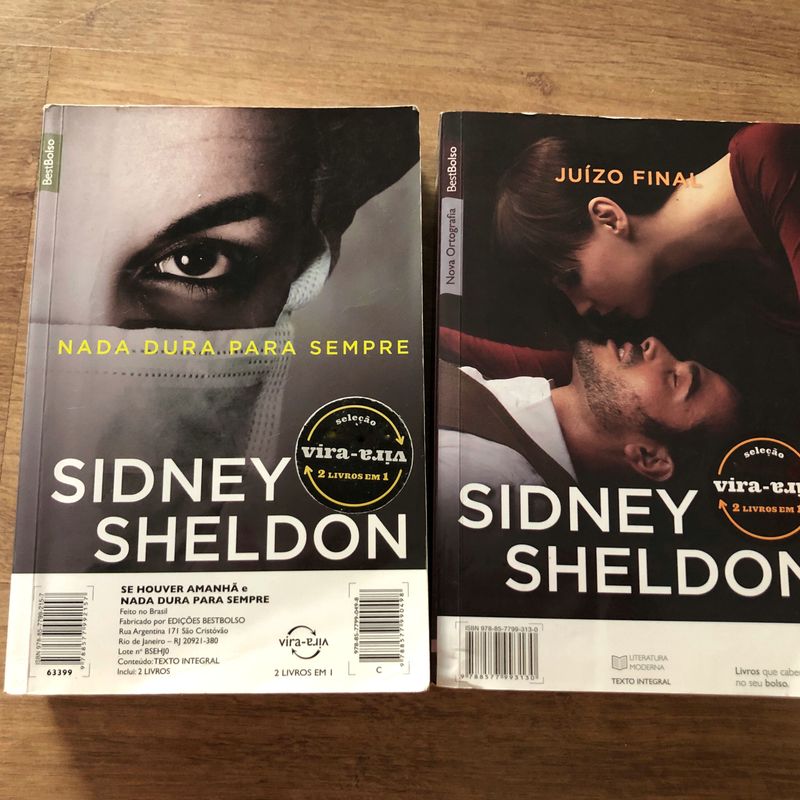 Coleção 4 livros Sidney Sheldon - Corre Que Ta Baratinho