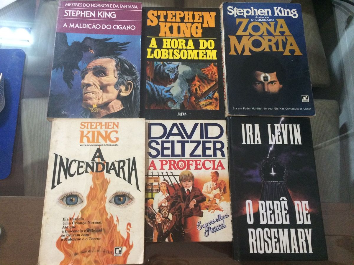 Combo 6 Livros De Horror E Fantasia Stephen King E Outros Livro Usado Enjoei