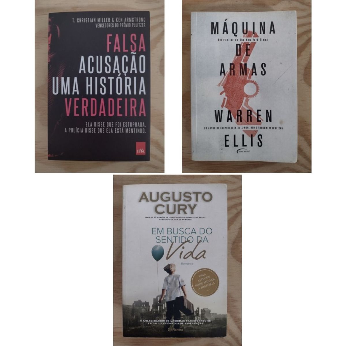 Combo De Livros Falsa Acusação Uma Historia Verdadeira Maquina De