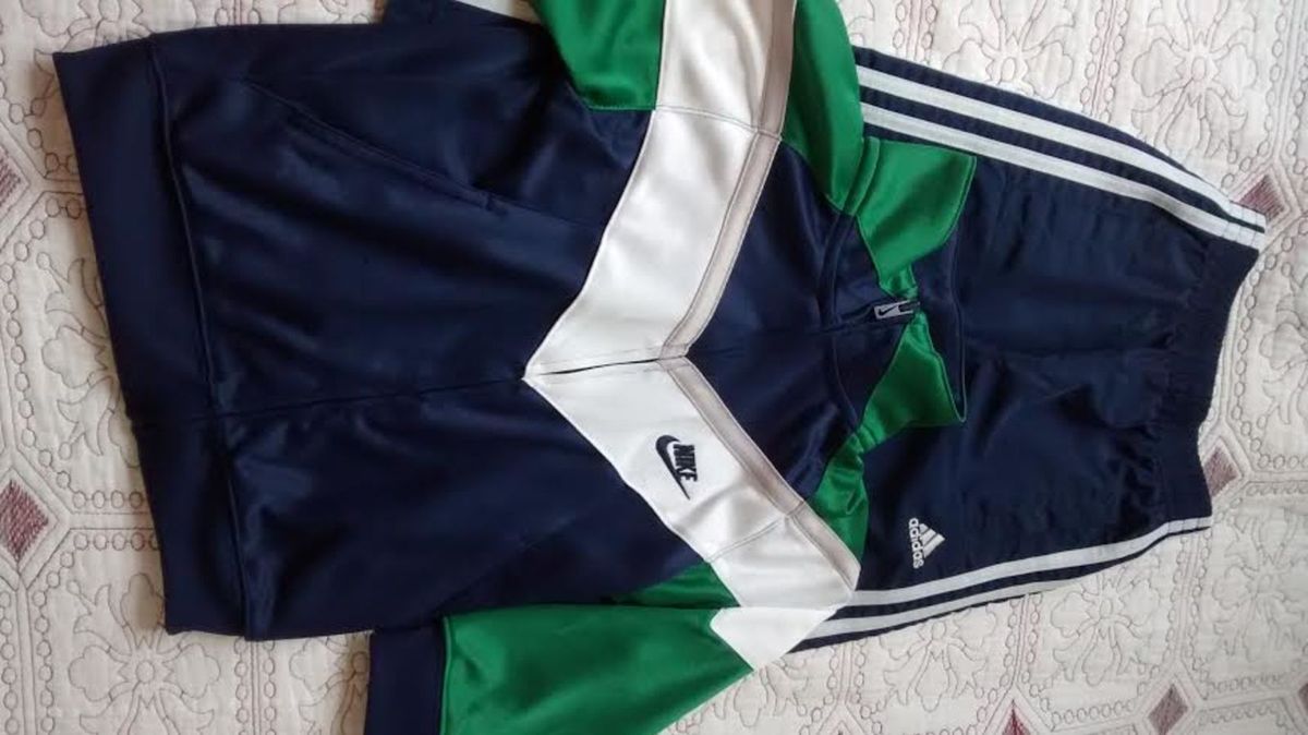 jaqueta e calça adidas