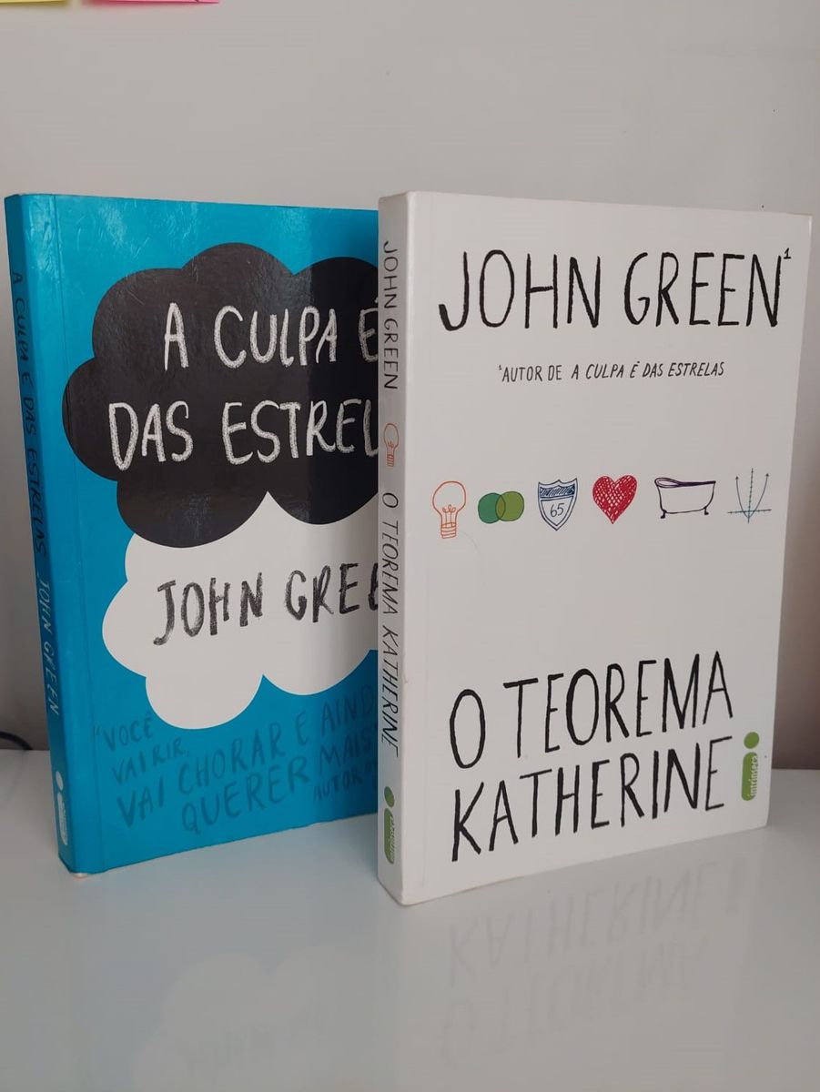 Combo John Green A Culpa Das Estrelas O Teorema Katherine Livro Editora Intr Nseca Usado