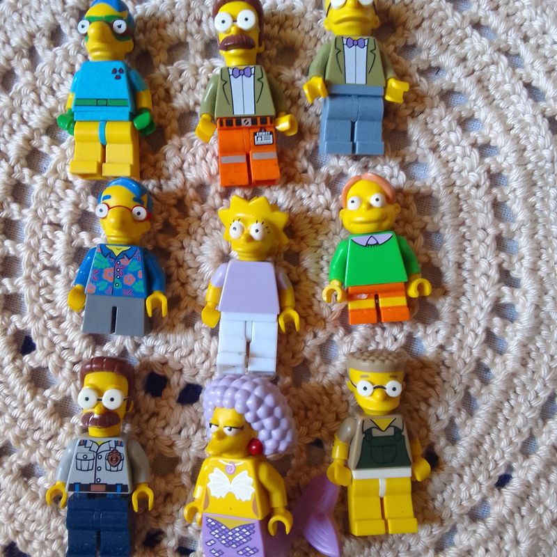 Simpsons lego fashion figures