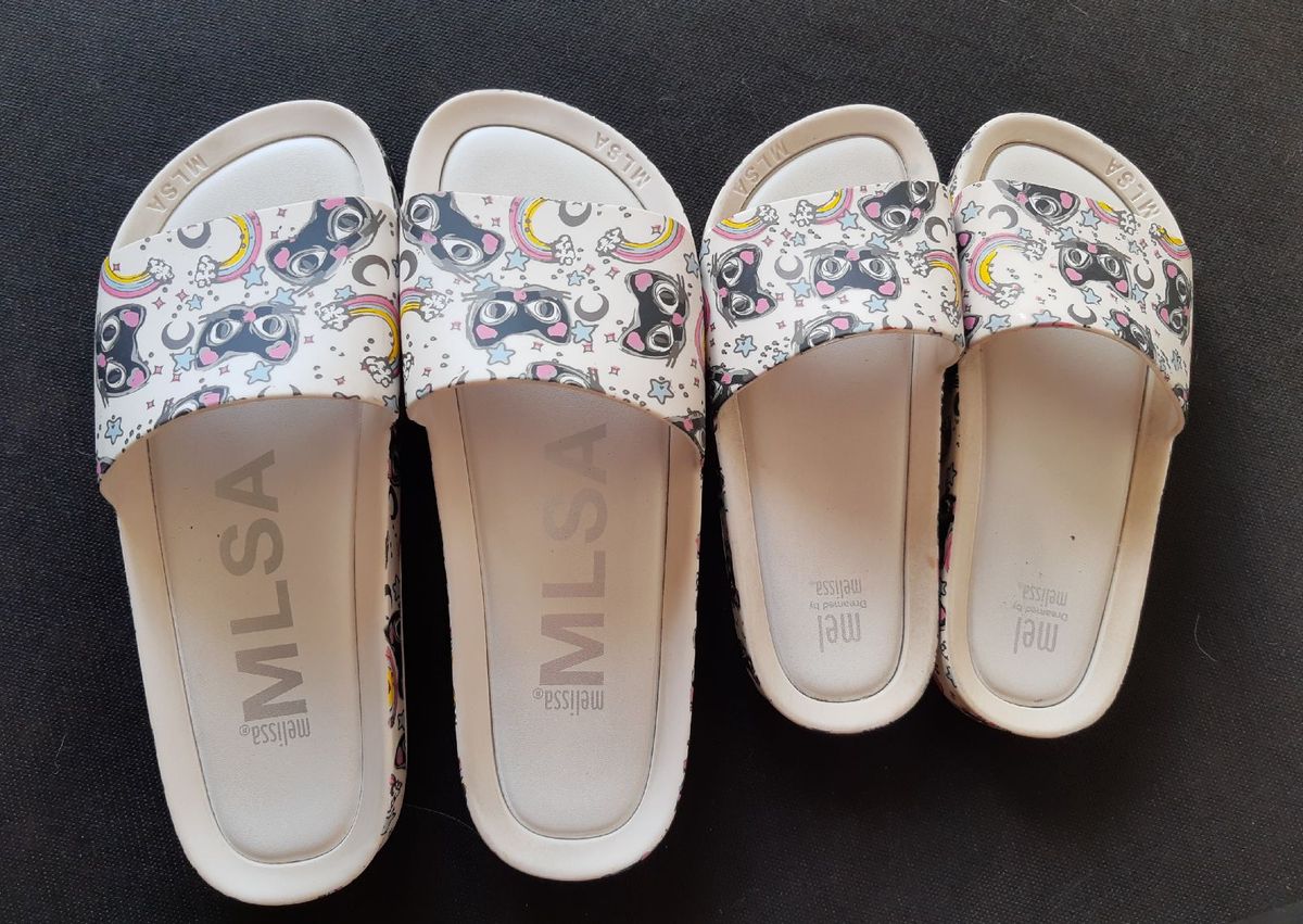 sandalia melissa mae e filha