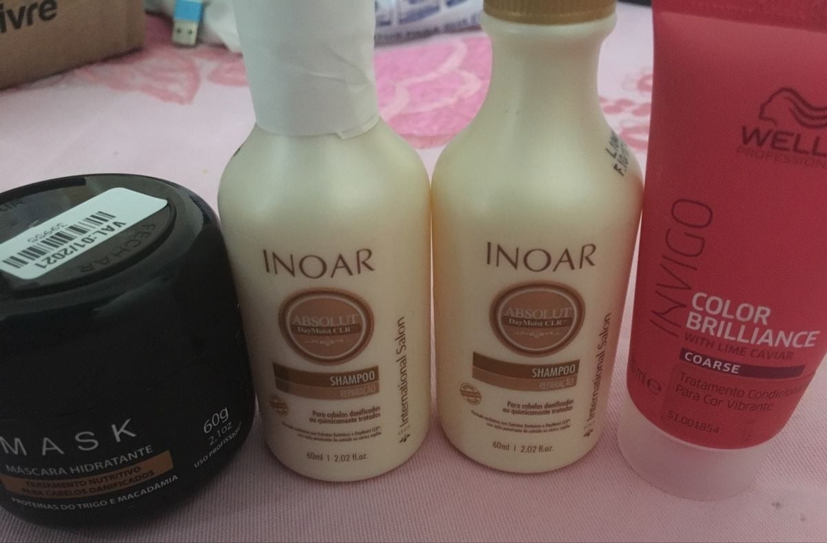 combo mara - cosméticos wella e inoar