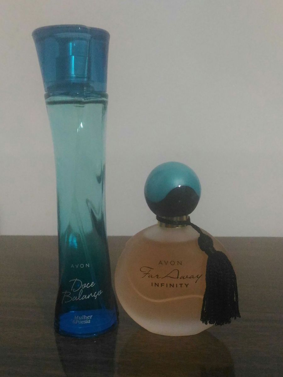 Combo Perfumes Doce Balanço Far Away Infinity Avon Perfume Feminino