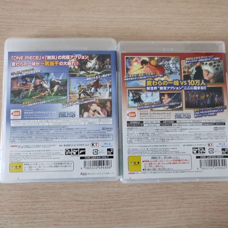 Ps3 Combo One Piece Japonês.  Jogo de Videogame Playstation 3