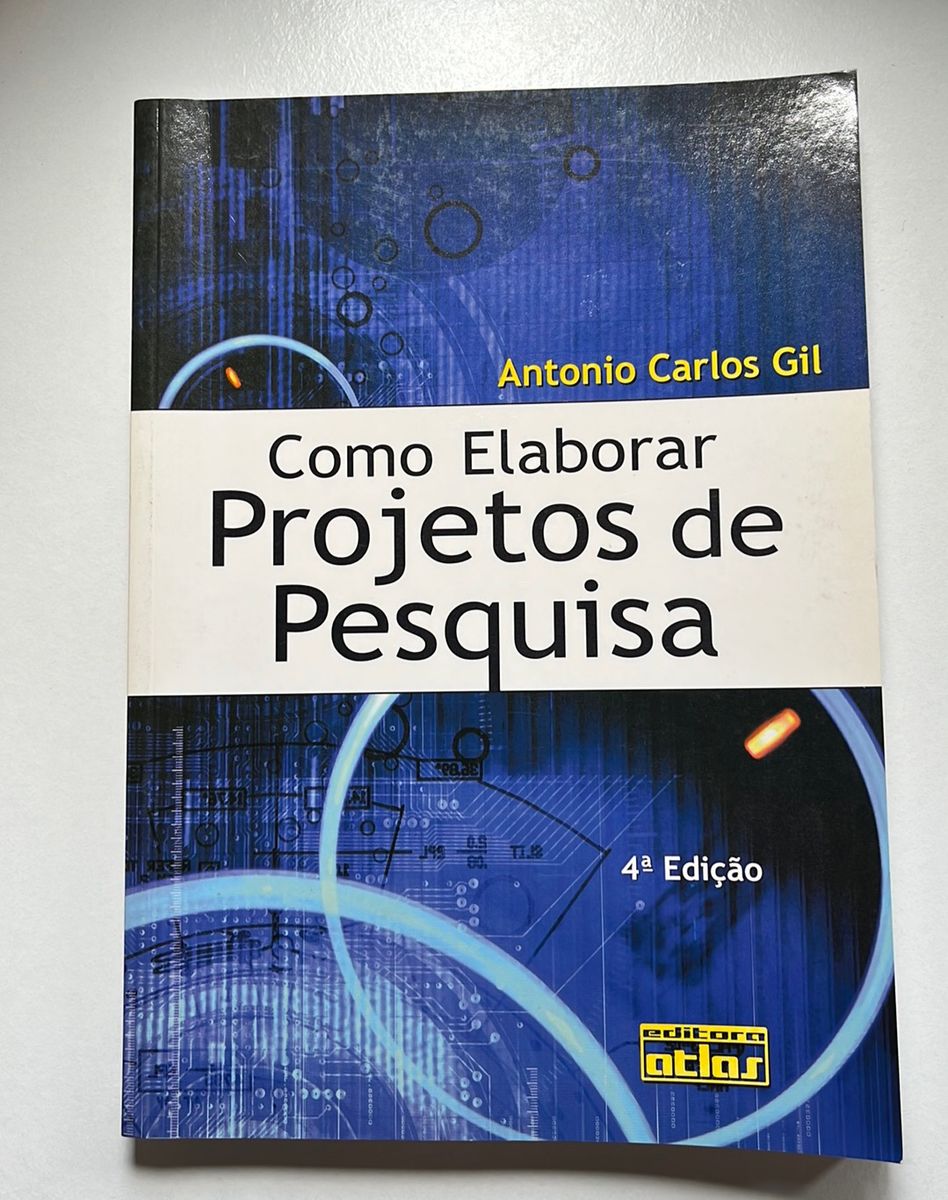 Como elaborar projetos de pesquisa de ant nio carlos gil livro