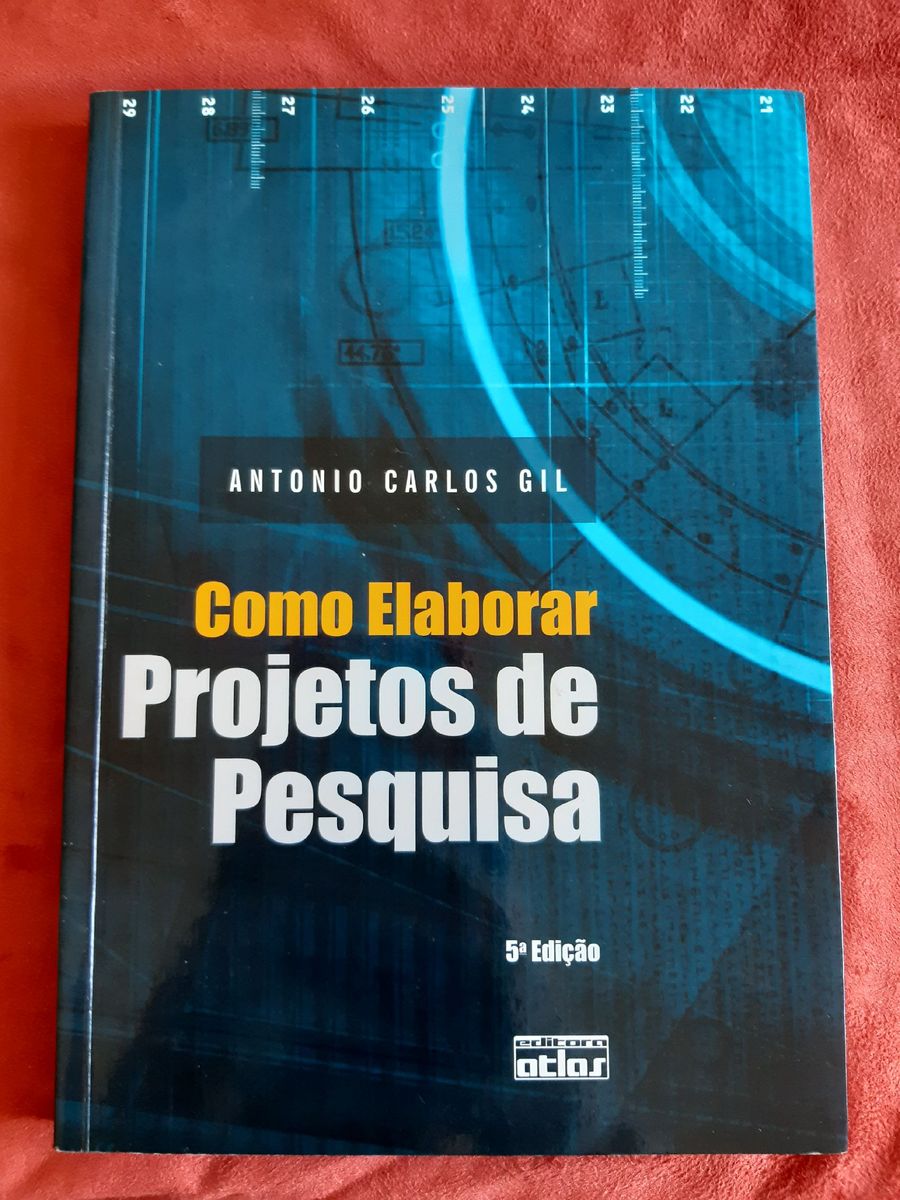 Como Elaborar Projetos De Pesquisa | Livro Editora Atlas Nunca Usado ...