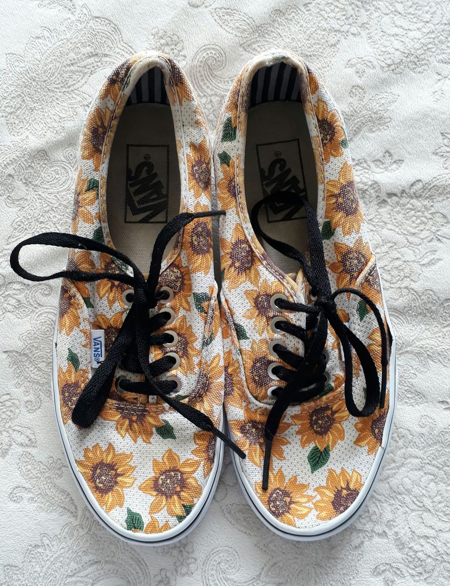 vans girassol amarelo