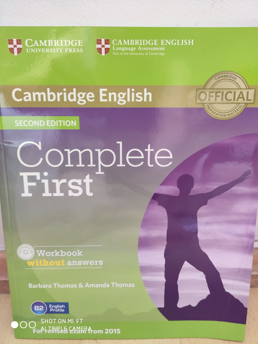 Complete First Workbook Without Answers | Livro Cambridge English Nunca ...