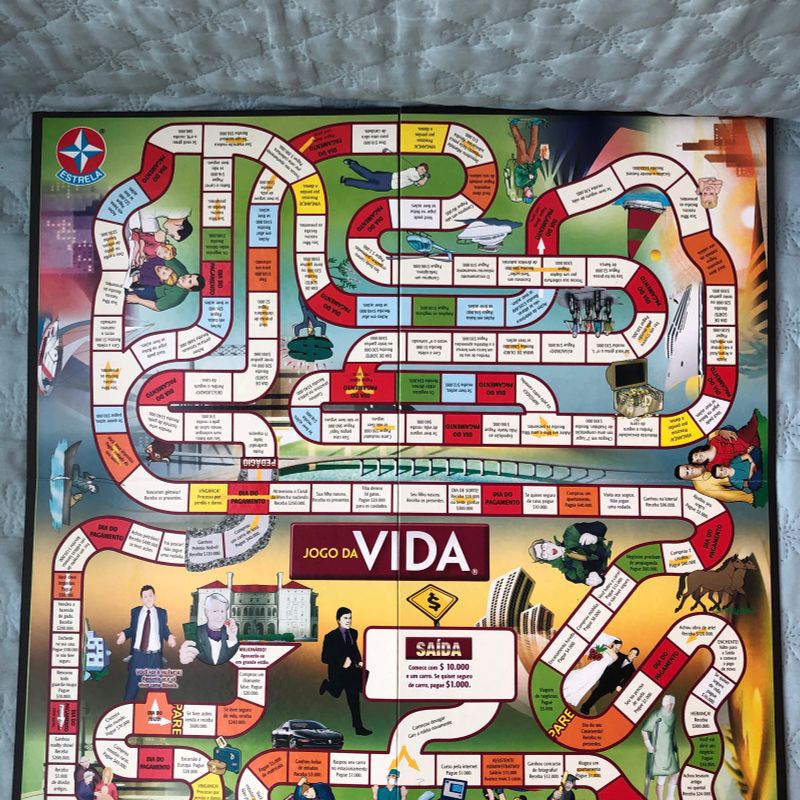 Jogo da Vida Estrela Completo Antigo e Raro em 1992 | Jogo de Tabuleiro  Estrela Usado 68123808 | enjoei