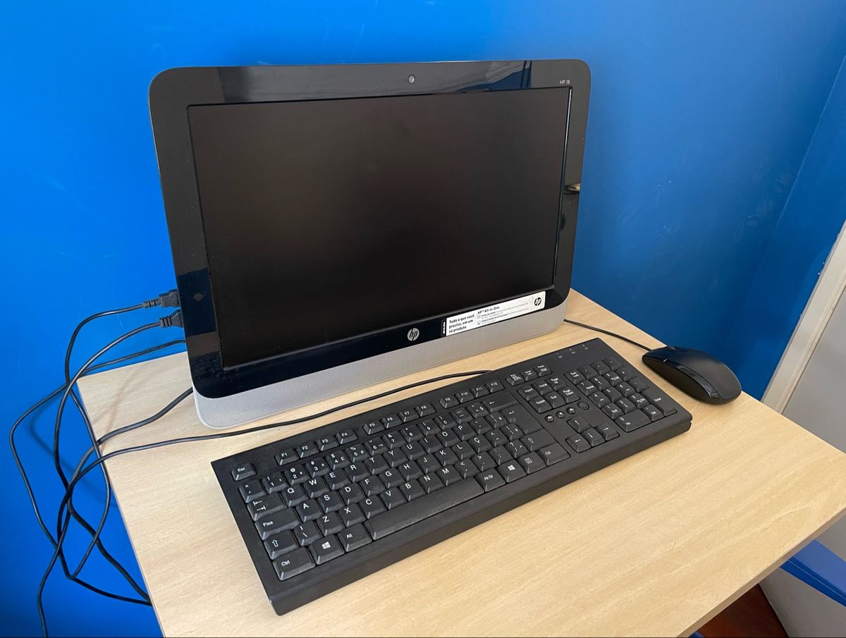 Computador Hp 18 Allinone Jogo de Computador Hp Usado 79341784 enjoei
