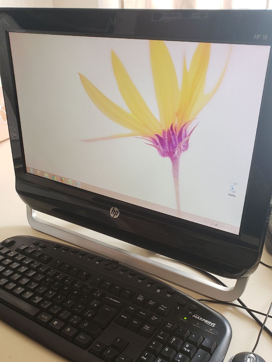 Computador Hp18 Allinone Item de Papelaria Hp Usado 67421422 enjoei
