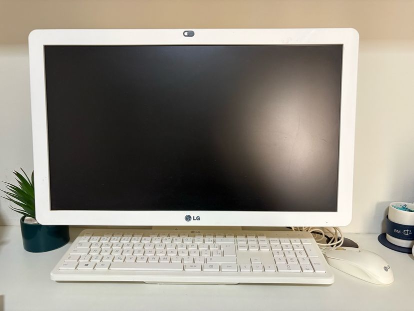 Computador Lg All In One Branco | Computador Desktop Lg Usado 143457811 ...