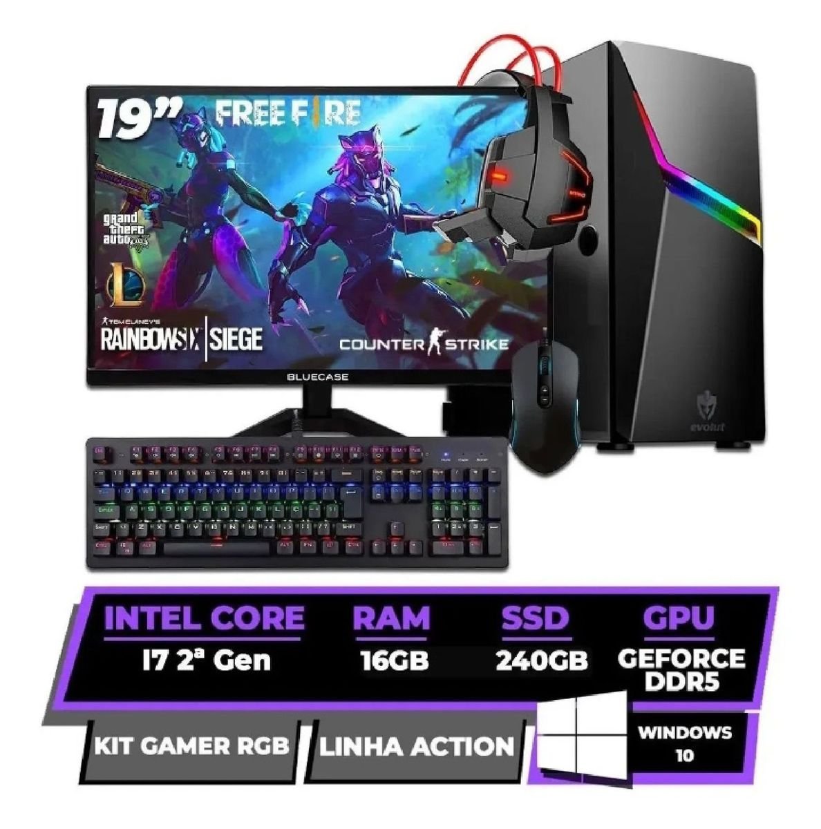 Computador Gamer Completo