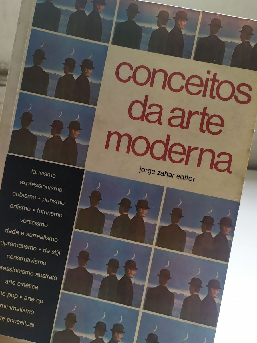 Conceitos da Arte Moderna | Livro Jorge Zahar Editor Usado 47155586 ...