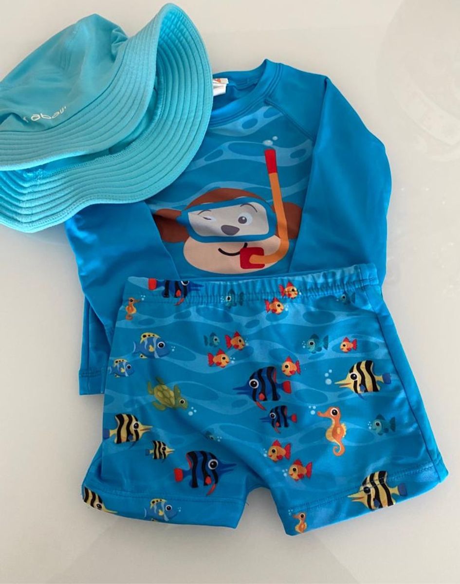 Conjuntinho Praia Menino | Roupa Infantil para Beb\u00ea Tip Top Usado ...