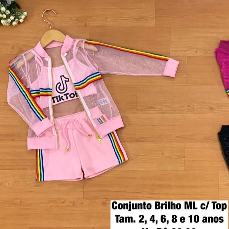 Conjunto Menina Infantil 8 Anos | Roupa Infantil para Menina Nunca Usado  80300036 | enjoei