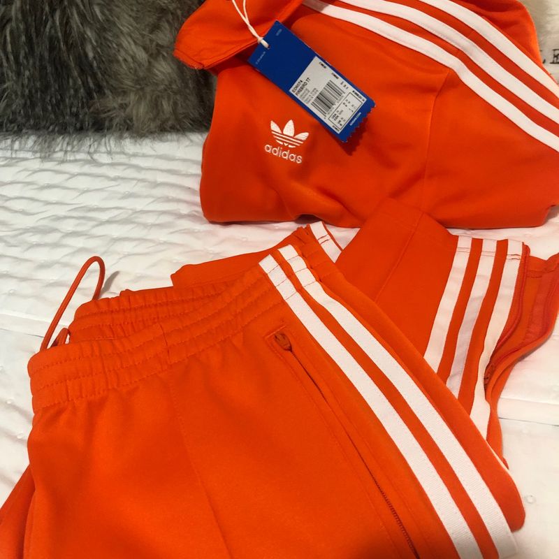 Conjunto Adidas Firebird Laranja | Adidas Nunca Usado 98301942