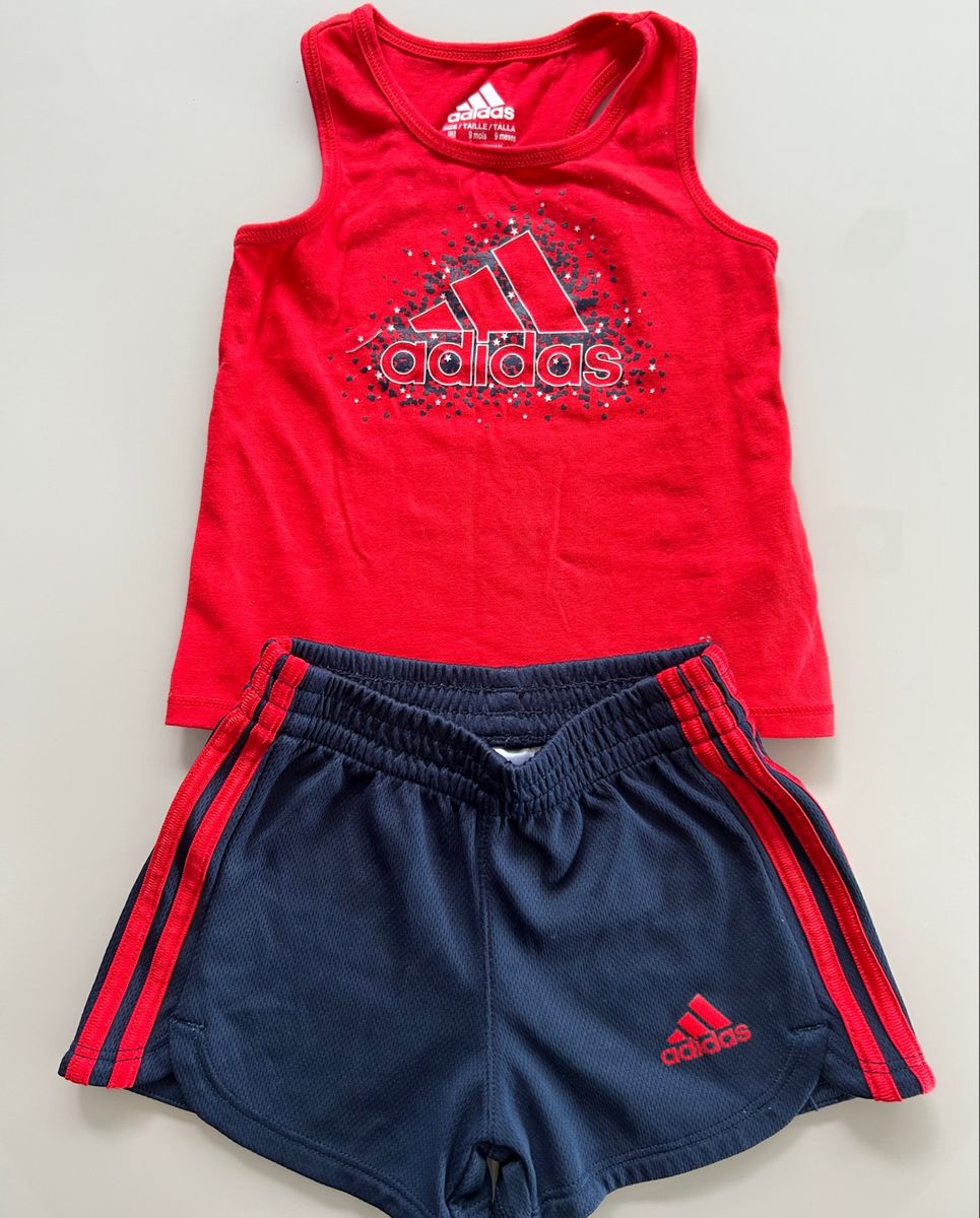 Conjunto adidas 2024 short e blusa