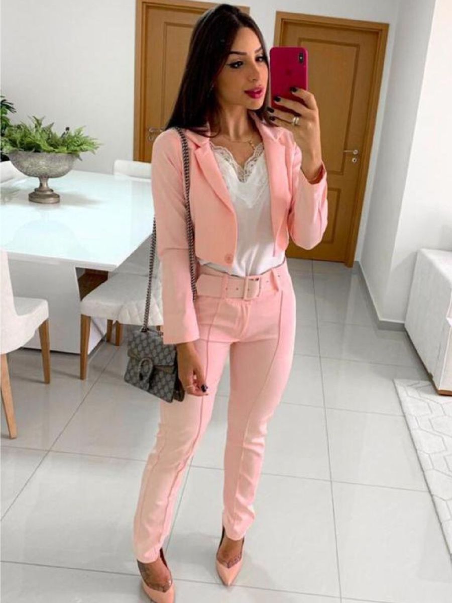 conjunto alfaiataria feminino