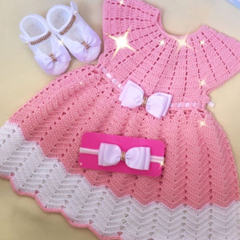 Roupa de hot sale crochê para bebê