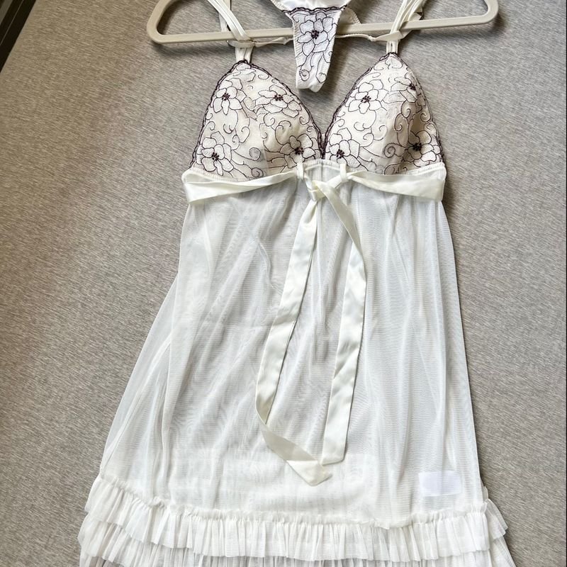 Conjunto Baby-Doll Branco Any Any