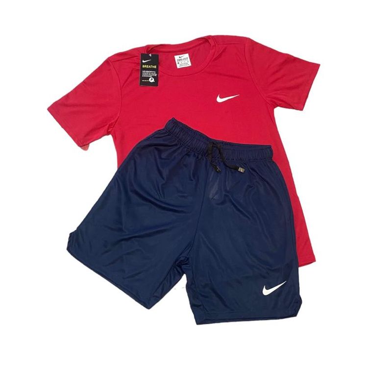 Kit Esportivo Camisa Dry Fit E Bermuda Tactel Mb Sport