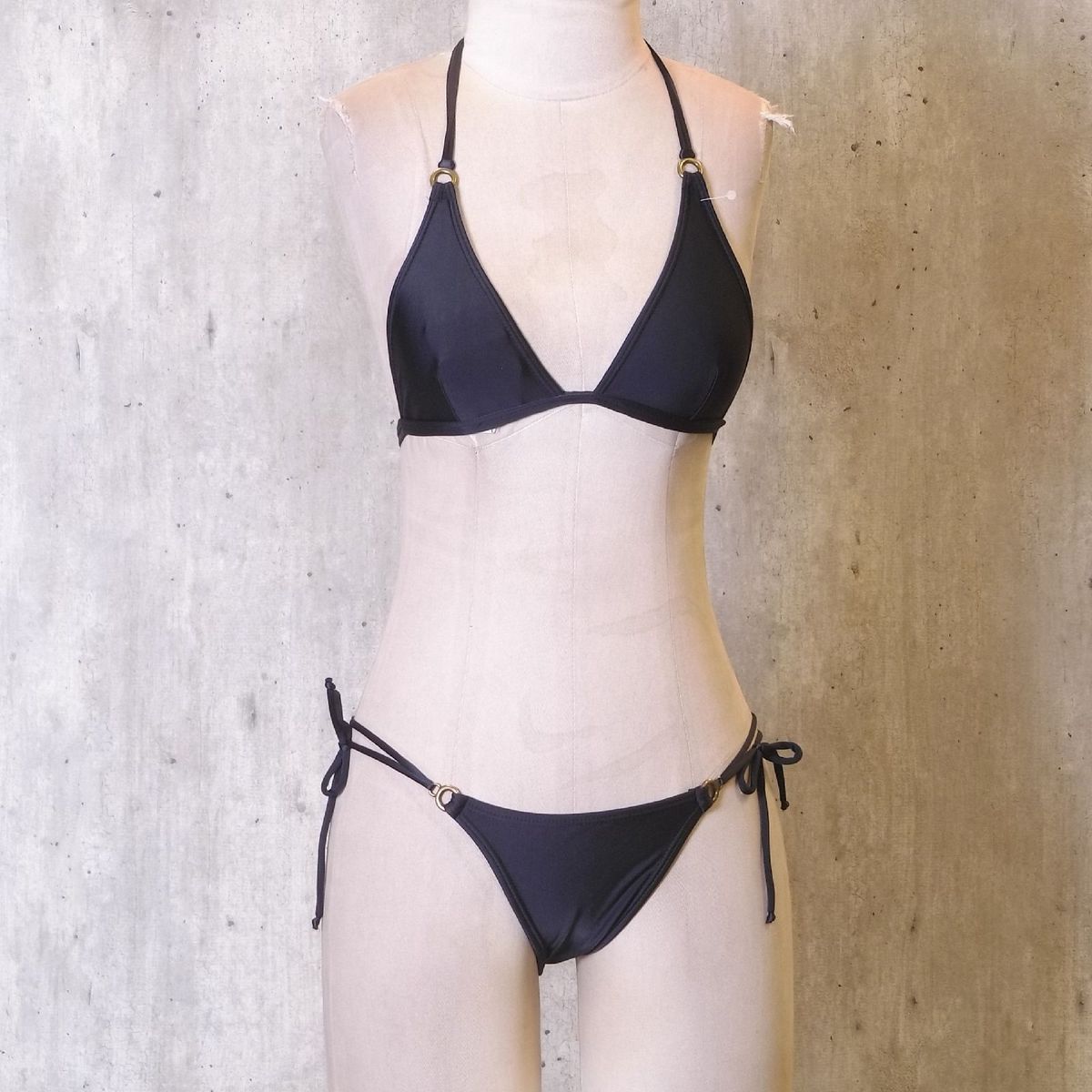 Conjunto Biqu Ni Preto La Playa Moda Praia Feminina La Playa Nunca