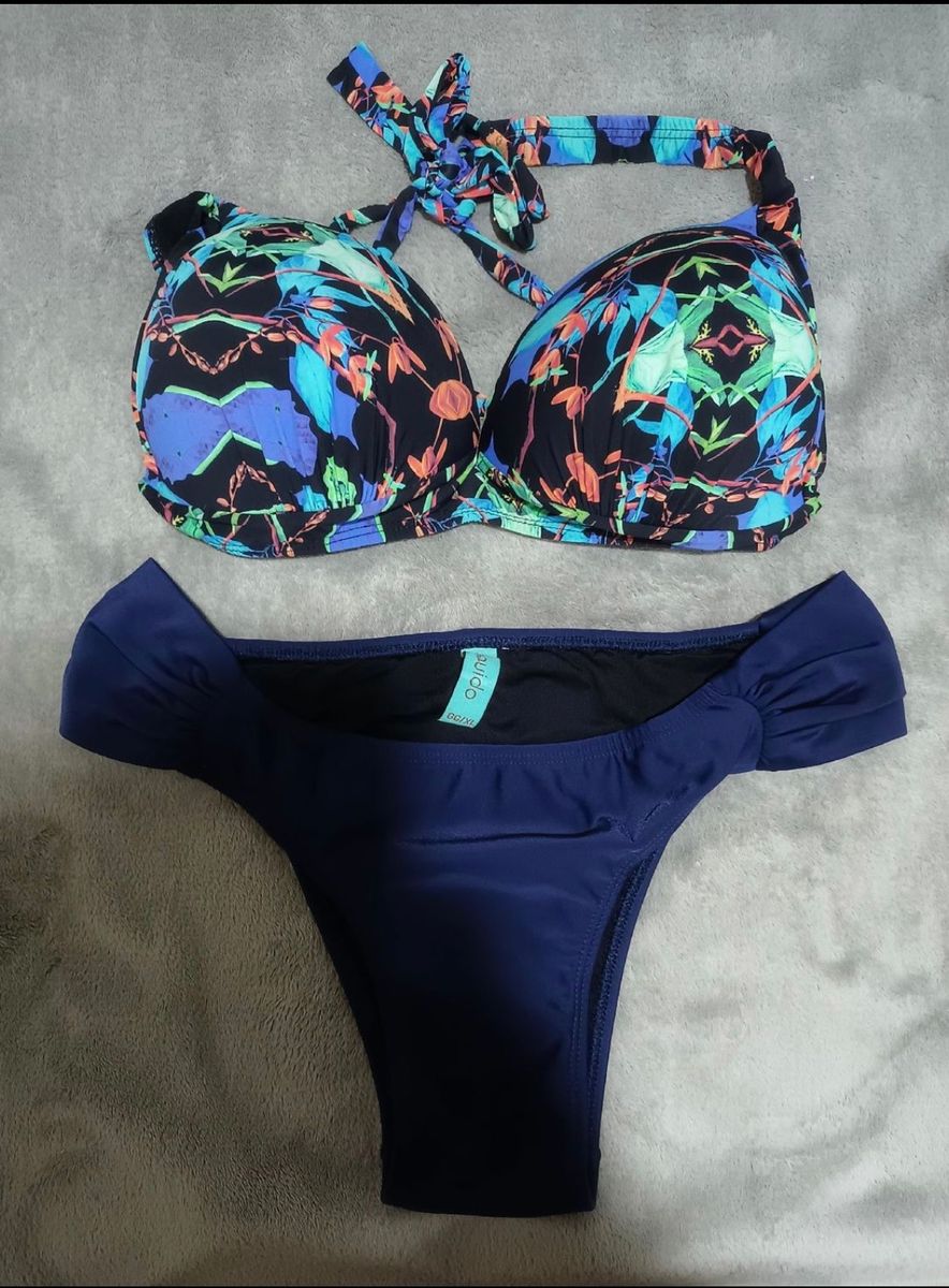 Conjunto Biquíni Wramp Líquido Original com Bojo Estruturado Gg | Moda ...