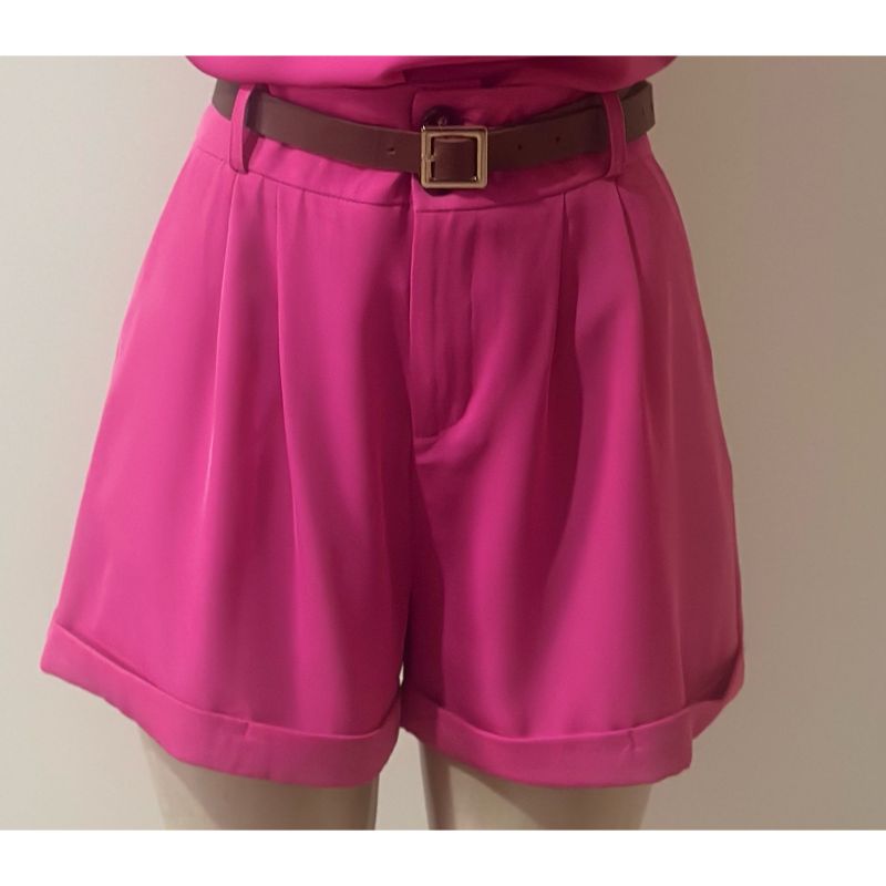 Conjunto Corset + Shorts  Shorts Feminino Britz Nunca Usado