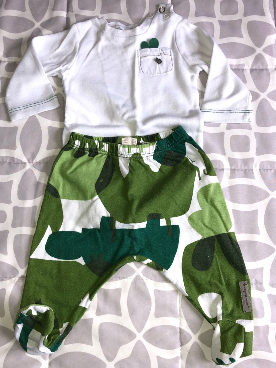 calça camuflada bebe