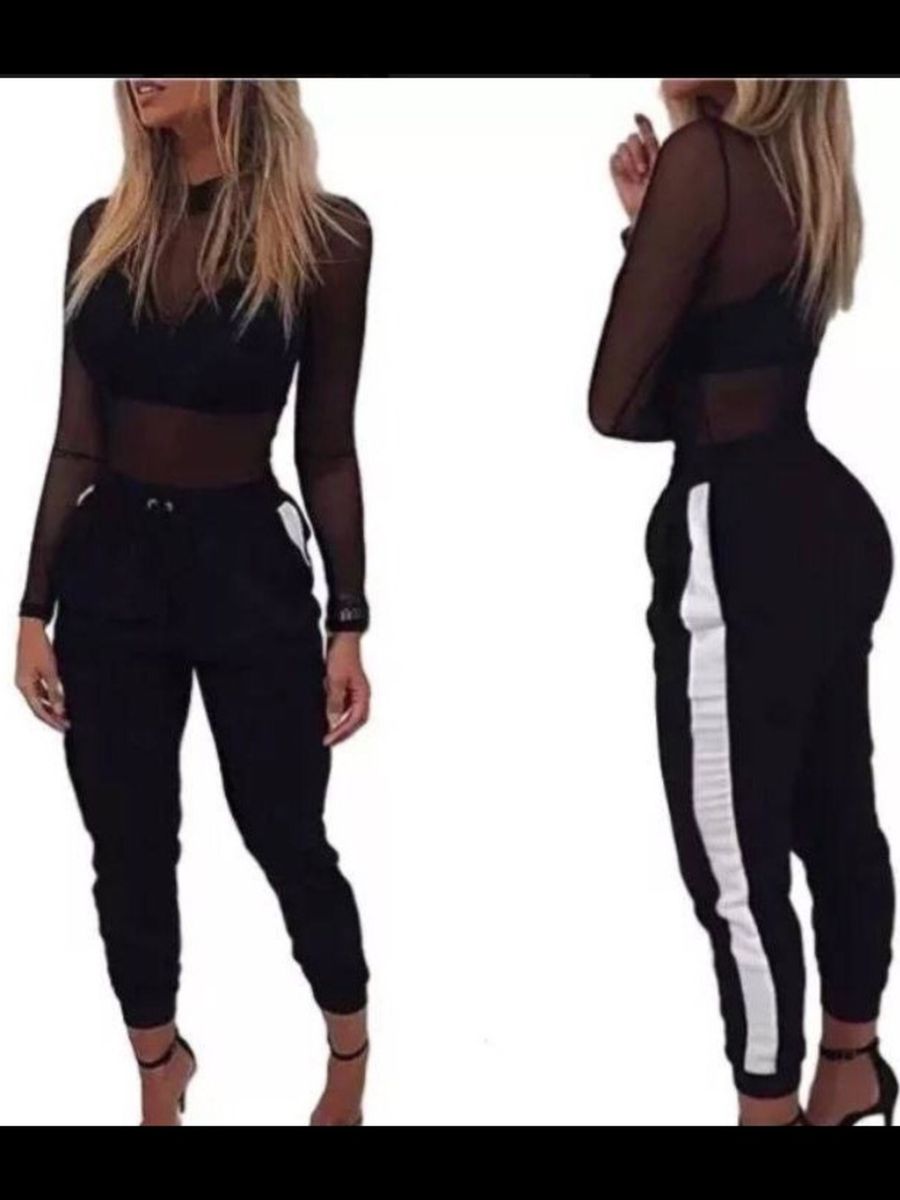 conjunto feminino calça jogger