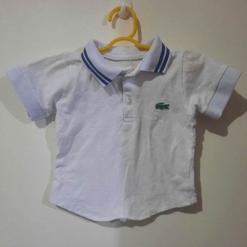 Conjunto Lacoste Lacoste BebÃª Conjunto Branco Infantil Polo E