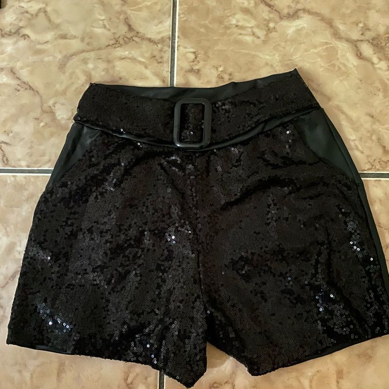 Conjunto Corset + Shorts, Shorts Feminino Britz Nunca Usado 91096518