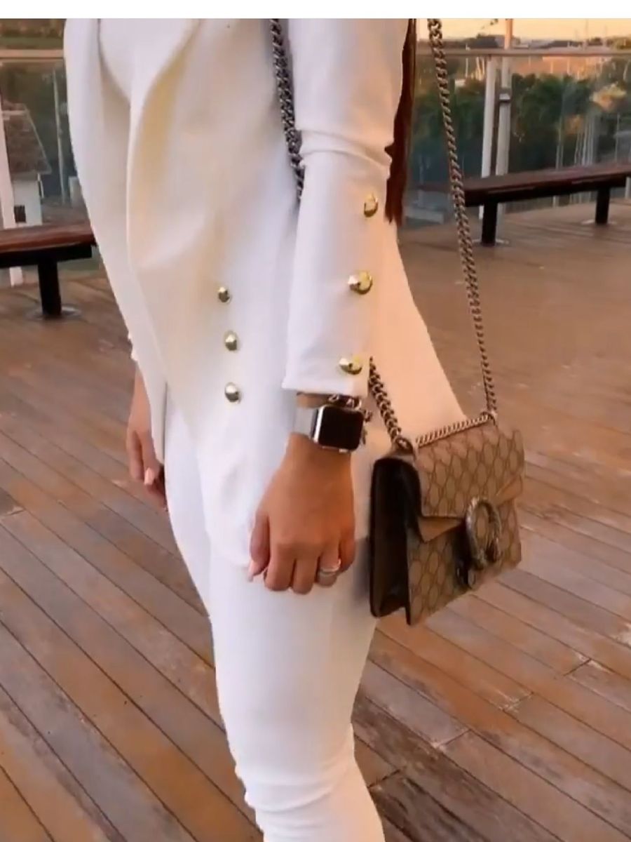 conjunto calça e blazer