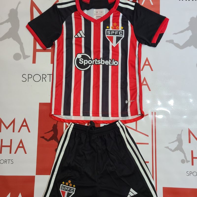 Shorts Roupa Do Sao Paulo Bebe Conjunto Camisa Camiseta Uniforme