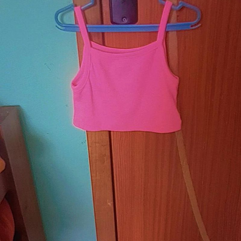 Camiseta transparente rosa hot sale