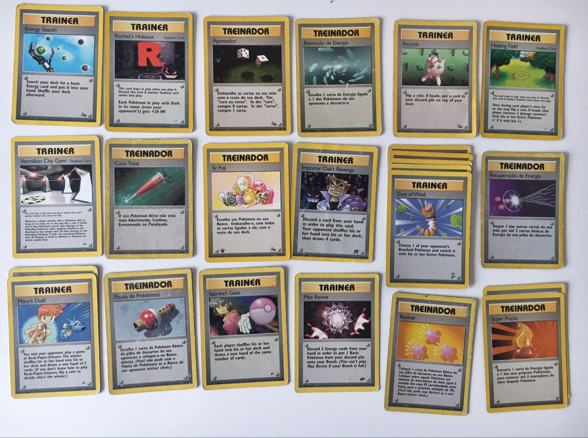 Pack de Cartas Tcg Pokémon Tipo Fantasma/Psíquico/Venenoso, Jogo de  Tabuleiro Pokémon Usado 90992075