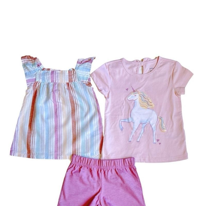 Conjunto fashion carters unicornio